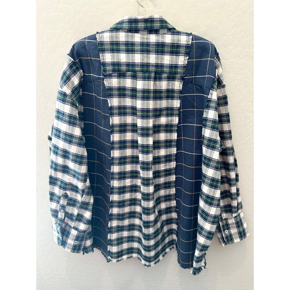 URBAN OUTFITTERS BDG Patchwork Plaid Button Down Shirt Oversized | Small - Picture 5 of 8